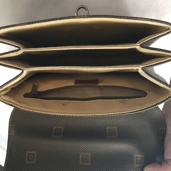 Vintage LOVERS leather top handle satchel Texier vintage bag - Picture 10 of 16